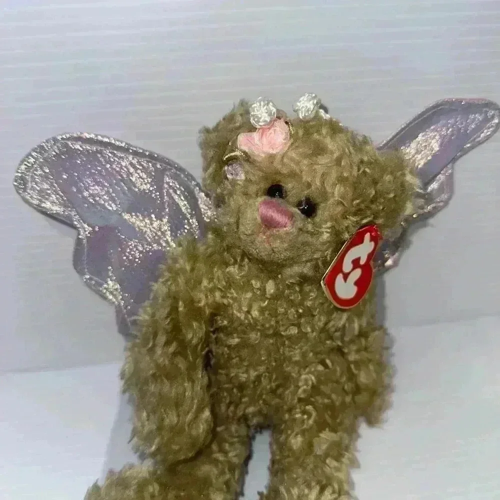 NWT!Lot of 2 TY Attic Treasures Collection Bears 2000Mrs.Santabear/1993Rafaella